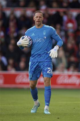 RECORD DATE NOT STATED Football - FA Premier League - Nottingham Forest FC v Arsenal FC NOTTINGHAM, ENGLAND - Sunday, October 18, 2026: Nottingham Forest s goalkeeper Matz Sels during the FA Premier League match between Nottingham Forest FC and Arsenal FC at the City Ground. (Photo by David Rawcliffe Propaganda) NOTTINGHAM City Ground NOTTINGHAMSHIRE ENGLAND  Copyright: xDavidxRawcliffex 2026-10-18-Notts_Forest_Liverpool-016