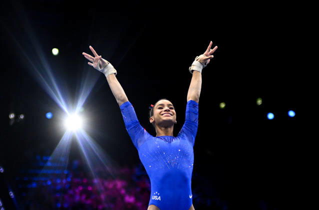 Netherlands Artistic Gymnastics World Championships Qualifiers 9267712 18.10.2026 Charleigh Bullock of the United States competes on the vault during the women s qualification at the 2026 World Artistic Gymnastics Championships in Rotterdam, the Netherlands. Alexey Filippov Sputnik Rotterdam Netherlands  Copyright: xAlexeyxFilippovx