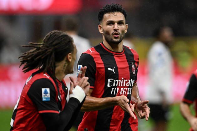 Db Milano 18 10 2026 - campionato di calcio serie A Milan-Atalanta foto Daniele Buffa Image nella foto: esultanza gol Gonzalo Ramos 