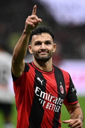 Db Milano 18 10 2026 - campionato di calcio serie A Milan-Atalanta foto Daniele Buffa Image nella foto: esultanza gol Gonzalo Ramos 