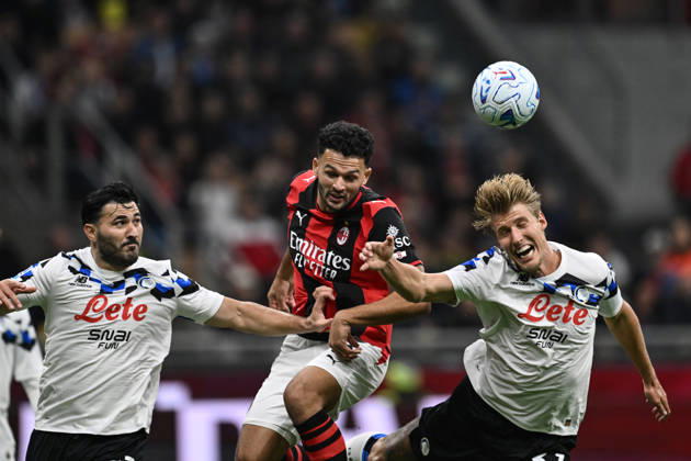 Db Milano 18 10 2026 - campionato di calcio serie A Milan-Atalanta foto Daniele Buffa Image nella foto: Gonzalo Ramos-Thomas Kristensen-Sead Kolasinac 