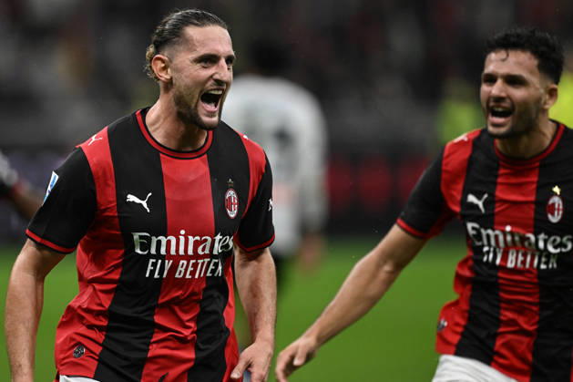 Db Milano 18 10 2026 - campionato di calcio serie A Milan-Atalanta foto Daniele Buffa Image nella foto: esultanza gol Adrien Rabiot 