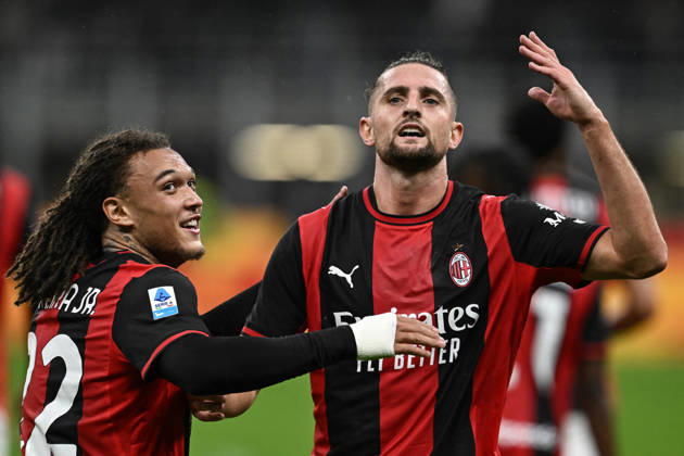 Db Milano 18 10 2026 - campionato di calcio serie A Milan-Atalanta foto Daniele Buffa Image nella foto: esultanza gol Adrien Rabiot 