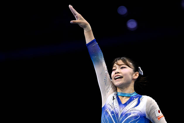 Netherlands Artistic Gymnastics World Championships Qualifiers 9268032 18.10.2026 Japan s Sugihara Aiko competes on the balance beam during the women s qualification at the 2026 World Artistic Gymnastics Championships in Rotterdam, the Netherlands. Alexey Filippov Sputnik Rotterdam Netherlands  Copyright: xAlexeyxFilippovx