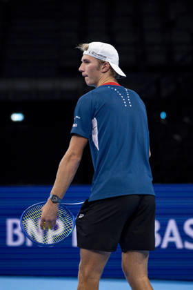 TENNIS : ATP, Tennis Herren 250 - Grand Tennis AURA - Decines (France) 18 10 2026 Ugo BLANCHET (FRA) vs Nicolai BUDKOV KJAER (NOR) during the qualifying tournament of the Auvergne Rhône-Alpes Grand Prix at the LDLC Arena in Décines on October 18, 2026. Photo Sandrine Thesillat PsNewZ Copyright: xSandrinexTHESILLATx