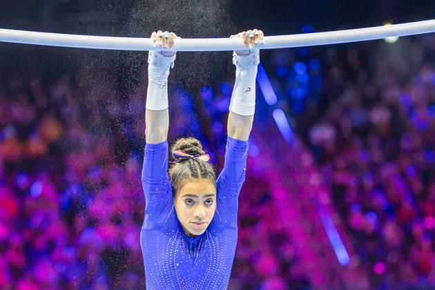 2026-10-18 Artistic Gymnastics World Championships 2026 - Day 2 ROTTERDAM, NETHERLANDS - OCTOBER 18: Charleigh Bullock of United States competes during Day 2 of the Artistic Gymnastics World Championships 2026 at Rotterdam Ahoy on October 18, 2026 in Rotterdam, Netherlands. Rotterdam Rotterdam Ahoy Netherlands Content not available for redistribution in The Netherlands directly or indirectly through any third parties. Copyright: xMarcelxvanxPlateringenx