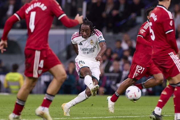 October 18, 2026, Madrid, Spain: Yan Diomande (Real Madrid CF) is seen in action during the LaLiga EA SPORTS 2026 2027 match between Real Madrid CF and Sevilla FC..Final score: Real Madrid CF 4-1 Sevilla FC. LaLiga EA SPORTS 2026 2027 - Real Madrid CF And Sevilla FC In Madrid, Spain - 18 Oct 2026 - ZUMAs197 20261018_aaa_s197_237 Copyright: xFedericoxTitonex