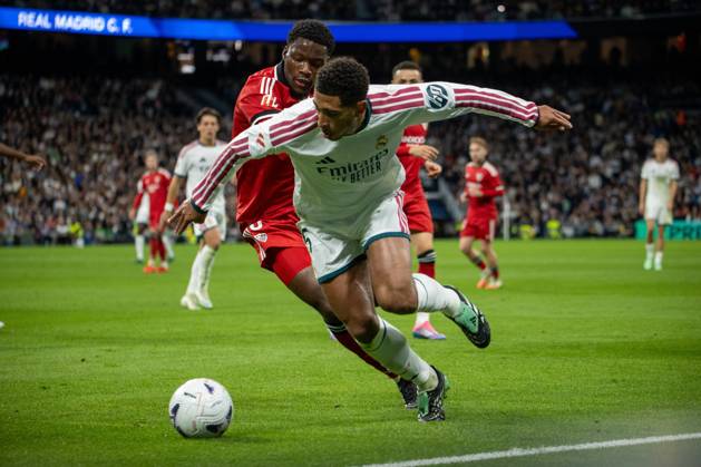 October 18, 2026, Madrid, Spain: Jude Bellingham (Real Madrid) seen in action during the La Liga EA SPORTS 2026-2027 match between Real Madrid and Sevilla..Final score: Real Madrid CF 4-1 Sevilla FC. La Liga EA SPORTS 2026-2027 - (Match Finished) Real Madrid Vs. Sevilla In Madrid, Spain - 18 Oct 2026 - ZUMAs197 20261018_aaa_s197_286 Copyright: xDavidxCanalesx