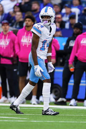 Oct 18, 2026; Indianapolis, IN, USA; Tennessee Titans wide receiver Carnell Tate (14) during NFL, American Football Herren, USA game action against the Indianapolis Colts at Lucas Oil Stadium. Mandatory Credit: -Cal Media Indianapolis USA - ZUMAc04_ 20261018_zma_c04_323 Copyright: xJohnxMersitsx