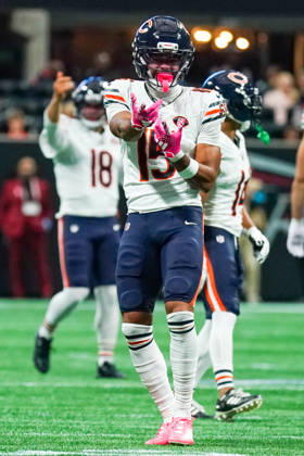 October 18, 2026, Atlanta, Georgia, USA: Chicago Bears wide receiver Rome Odunze (15) reacts on the field after a play during the game against the Atlanta Falcons at Mercedes-Benz Stadium. NFL, American Football Herren, USA Chicago Beras At Atlanta Falcons  - ZUMAw109 20261018_fap_w109_019 Copyright: xDebbyxWongx