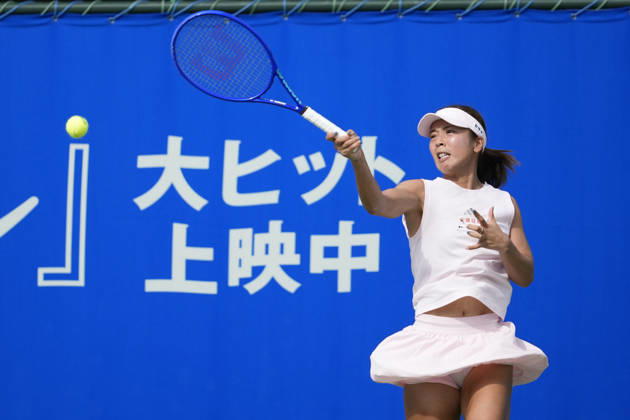 WTA, Tennis Damen Kinoshita Group Japan Open - Day 1 Mai Hontama of Japan competes in her round of 32 singles match against Viktorija Golubic of Switzerland at the 2026 Kinoshita Group Japan Open Women s tennis tournament at Utsubo Tennis Center in Osaka, Japan, on October 19, 2026. Osaka Japan  Copyright: xOwenxHammondx originalFilename:hammond-2026kino261019_np4Bb.jpg
