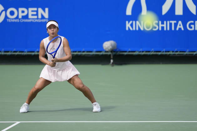 WTA, Tennis Damen Kinoshita Group Japan Open - Day 1 Mai Hontama of Japan competes in her round of 32 singles match against Viktorija Golubic of Switzerland at the 2026 Kinoshita Group Japan Open Women s tennis tournament at Utsubo Tennis Center in Osaka, Japan, on October 19, 2026. Osaka Japan  Copyright: xOwenxHammondx originalFilename:hammond-2026kino261019_npdBD.jpg