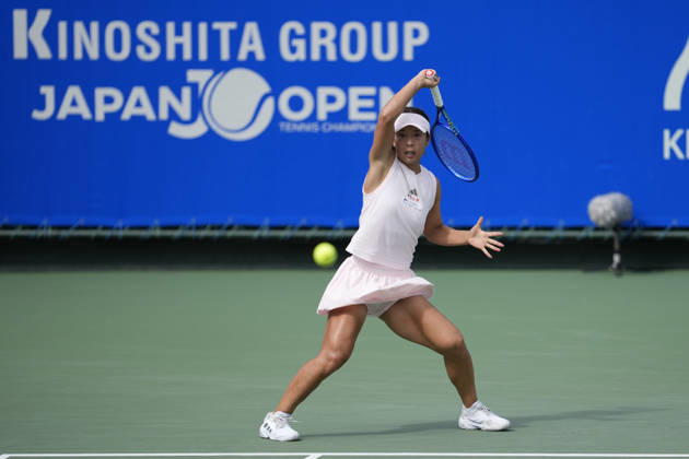 WTA, Tennis Damen Kinoshita Group Japan Open - Day 1 Mai Hontama of Japan competes in her round of 32 singles match against Viktorija Golubic of Switzerland at the 2026 Kinoshita Group Japan Open Women s tennis tournament at Utsubo Tennis Center in Osaka, Japan, on October 19, 2026. Osaka Japan  Copyright: xOwenxHammondx originalFilename:hammond-2026kino261019_npE2E.jpg