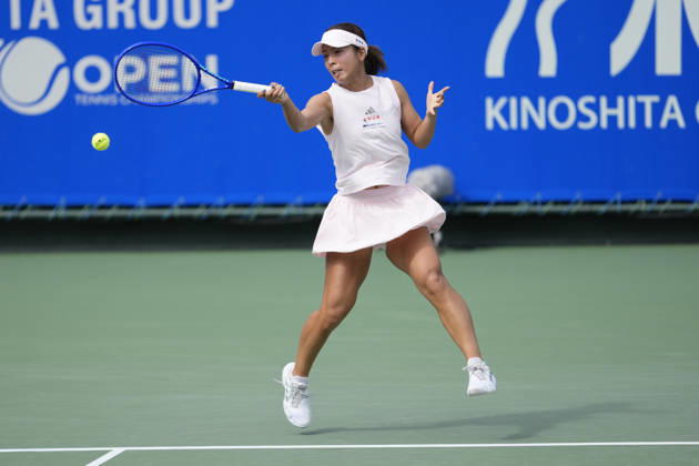 WTA, Tennis Damen Kinoshita Group Japan Open - Day 1 Mai Hontama of Japan competes in her round of 32 singles match against Viktorija Golubic of Switzerland at the 2026 Kinoshita Group Japan Open Women s tennis tournament at Utsubo Tennis Center in Osaka, Japan, on October 19, 2026. Osaka Japan  Copyright: xOwenxHammondx originalFilename:hammond-2026kino261019_npeTn.jpg