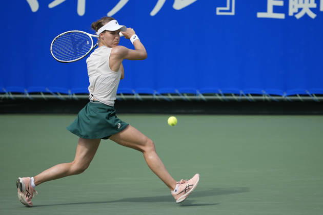 WTA, Tennis Damen Kinoshita Group Japan Open - Day 1 Viktorija Golubic of Switzerland plays during her round of 32 singles match against Mai Hontama of Japan at the 2026 Kinoshita Group Japan Open Women s tennis tournament at Utsubo Tennis Center in Osaka, Japan, on October 19, 2026. Osaka Japan  Copyright: xOwenxHammondx originalFilename:hammond-2026kino261019_npKLH.jpg