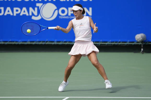 WTA, Tennis Damen Kinoshita Group Japan Open - Day 1 Mai Hontama of Japan competes in her round of 32 singles match against Viktorija Golubic of Switzerland at the 2026 Kinoshita Group Japan Open Women s tennis tournament at Utsubo Tennis Center in Osaka, Japan, on October 19, 2026. Osaka Japan  Copyright: xOwenxHammondx originalFilename:hammond-2026kino261019_npSp3.jpg