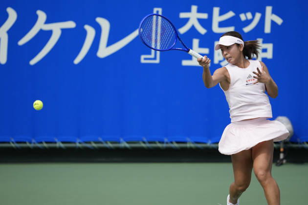 WTA, Tennis Damen Kinoshita Group Japan Open - Day 1 Mai Hontama of Japan competes in her round of 32 singles match against Viktorija Golubic of Switzerland at the 2026 Kinoshita Group Japan Open Women s tennis tournament at Utsubo Tennis Center in Osaka, Japan, on October 19, 2026. Osaka Japan  Copyright: xOwenxHammondx originalFilename:hammond-2026kino261019_npvDu.jpg