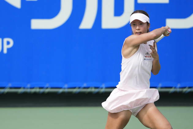 WTA, Tennis Damen Kinoshita Group Japan Open - Day 1 Mai Hontama of Japan competes in her round of 32 singles match against Viktorija Golubic of Switzerland at the 2026 Kinoshita Group Japan Open Women s tennis tournament at Utsubo Tennis Center in Osaka, Japan, on October 19, 2026. Osaka Japan  Copyright: xOwenxHammondx originalFilename:hammond-2026kino261019_npxJB.jpg
