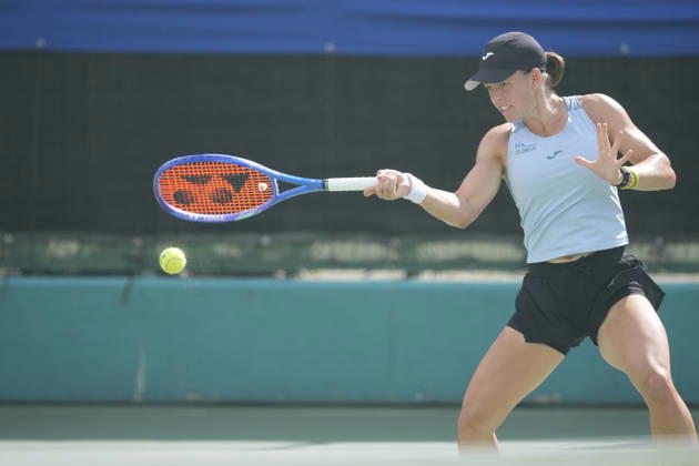 WTA, Tennis Damen Kinoshita Group Japan Open - Day 1 Kaitlin Quevedo of Spain plays against Lanlana Tararudee of Thailand during their round of 32 singles match at the 2026 Kinoshita Group Japan Open Women s tennis tournament at Utsubo Tennis Center in Osaka, Japan, on October 19, 2026. Osaka Japan  Copyright: xOwenxHammondx originalFilename:hammond-2026kino261019_np6Zp.jpg