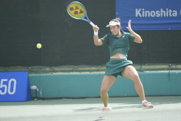 WTA, Tennis Damen Kinoshita Group Japan Open - Day 1 Lanlana Tararudee of Thailand competes in her round of 32 singles match against Kaitlin Quevedo of Spain at the 2026 Kinoshita Group Japan Open Women s tennis tournament at Utsubo Tennis Center in Osaka, Japan, on October 19, 2026. Osaka Japan  Copyright: xOwenxHammondx originalFilename:hammond-2026kino261019_np9X4.jpg