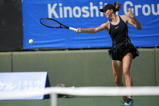 WTA, Tennis Damen Kinoshita Group Japan Open - Day 1 Lilli Tagger of Austria competes in her round of 32 singles match against Liudmila Samsonova at the 2026 Kinoshita Group Japan Open Women s tennis tournament at Utsubo Tennis Center in Osaka, Japan, on October 19, 2026. Osaka Japan  Copyright: xOwenxHammondx originalFilename:hammond-2026kino261019_npbO7.jpg