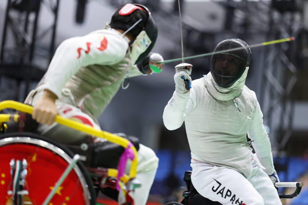 Naoki Yasu (JPN), OCTOBER 19, 2026 - Para Fencing : Men s Foil Category A Quarter Final during the Asian Para Games Aichi-Nagoya 2026 at Nagoya City Inae Sports Center in Aichi, Japan. Noxthirdxpartyxsales  aflo_357259554 NaokixMoritax
