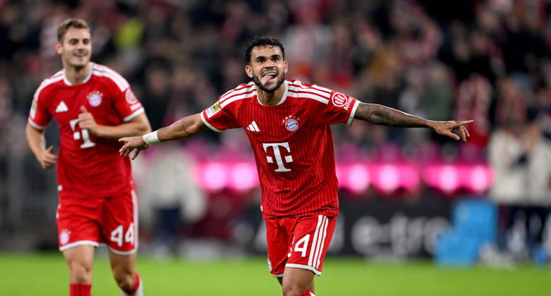 Fussball 1. Bundesliga Saison 2026 2027 6. Spieltag 17.10.2026 FC Bayern Muenchen - RB Leipzig Luis Diaz (FC Bayern Muenchen)