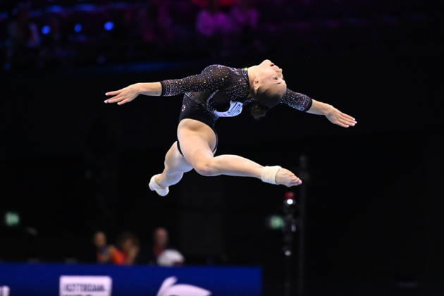 IPA89904540 - NEMOUR Kaylia (ALG) on the floor during the 54th Artistic Gymnastics World Championships in Rotterdam, Netherlands, October 19, 2026  Copyright: xFilippoxTomasi IPAxSportx xx IPA89904540 IPA89904540