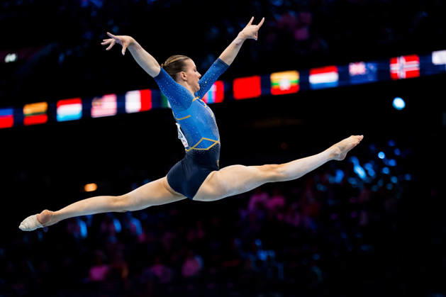261019 Maya Stahl of Sweden competes in women s floor exercise qualifications during day three of the 2026 Artistic Gymnastics World Championships on October 19, 2026 in Rotterdam. Photo: Joel Marklund BILDBYRÅN kod JM JM0860 bbeng artistisk gymnastik artistic gymnastics gymnastik-vm vm artistic gymnastics world championships dambbeng artistisk gymnastik artistic gymnastics gymnastik-vm vm artistic gymnastics world championships dam sverige sweden Copyright: JOELxMARKLUND BB261019JM032