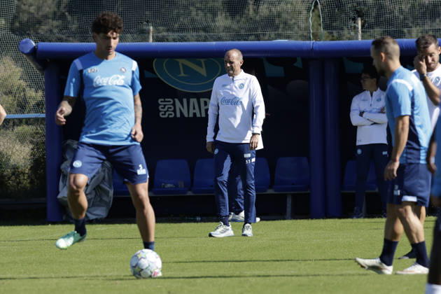 training session SSC Napoli Napoli™s Italian coach Massimiliano Allegri during of the UEFA Champions League group stage matchday 3 fixture between SSC Napoli and Bodo Glimt at the SSC Napoli training centre in Castelvoturno, Caserta, on 19, October, 2026. _BPH9653 Copyright: xAntonioxBalascox