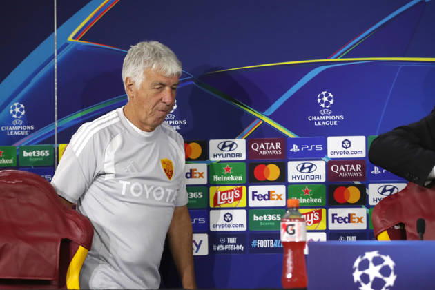 IPA89910535 - October 19, 2026 Champions League: Gasperini press conference, PK, Pressekonferenz + Training Sessions In the photo: Gasperini (Photo by Gino Mancini) Copyright: xGinoxMancini IPAxSportx xx IPA89910535 IPA89910535