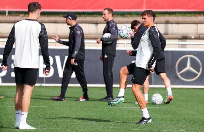 19.10.2026, Stuttgart, Fußball UEFA Champions League, Saison 2026-2027, VfB Stuttgart Training, Grischa Prömel