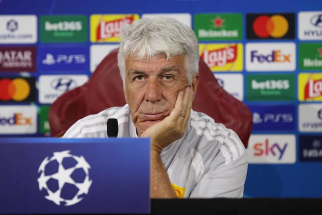 IPA89910538 - October 19, 2026 Champions League: Gasperini press conference, PK, Pressekonferenz + Training Sessions In the photo: Gasperini (Photo by Gino Mancini) Copyright: xGinoxMancini IPAxSportx xx IPA89910538 IPA89910538