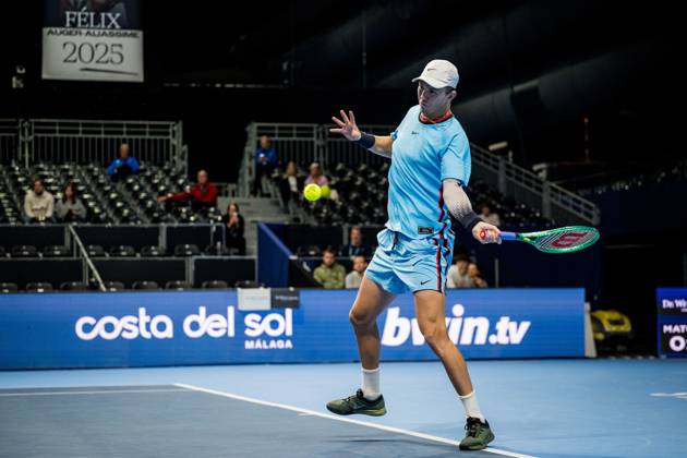 Martin Damm of the United States pictured in action during the European Open ATP, Tennis Herren tennis tournament in Brussels, on Monday 19 October. This year s edition of the tournament is taking place from 17 to 25 October JASPERxJACOBS  x190291104x