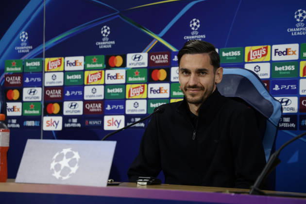 press conference, PK, Pressekonferenz SSC Napoli Napoli s Italian goalkeeper Alex Meret during the SSC Napoli press conference the day before the Champions League football match against Bodo Glimt at the Diego Armando Maradona stadium in Napoli on 19, October, 2026. ABP11705 Copyright: xAntonioxBalascox