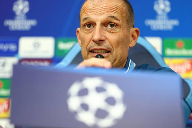 Napoli’s head coach Massimiliano Allegri During the Napoli-Bodo Glimt Champions League press conference, PK, Pressekonferenz in the press room at the Diego Armando Maradona Stadium on October 19, 2026.  Copyright: xAlessandroxGarofalo LaPressex