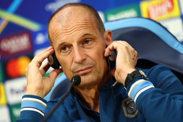 Napoli’s head coach Massimiliano Allegri During the Napoli-Bodo Glimt Champions League press conference, PK, Pressekonferenz in the press room at the Diego Armando Maradona Stadium on October 19, 2026.  Copyright: xAlessandroxGarofalo LaPressex