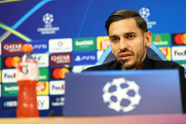 Napoli’s goalkeeper Alex Meret During the Napoli-Bodo Glimt Champions League press conference, PK, Pressekonferenz in the press room at the Diego Armando Maradona Stadium on October 19, 2026.  Copyright: xAlessandroxGarofalo LaPressex