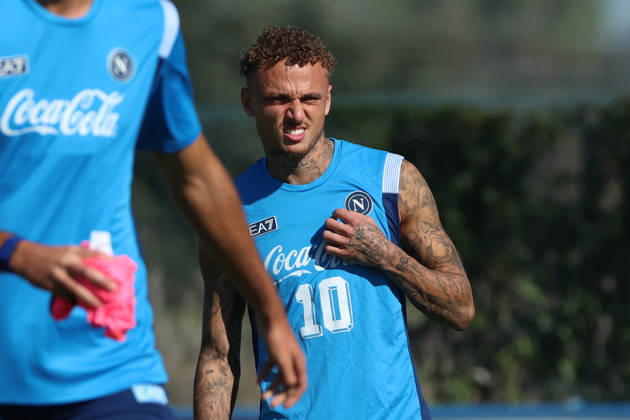 SSC Napoli Training Session Head of the UEFA Champions League 2026 27 during a training session at the Napoli training center in Castel Volturno, Italy, on October 19, 2026. Castel Volturno Napoli Italy  Copyright: xCiroxDexLucax originalFilename:deluca-sscnapol261019_npuW9.jpg