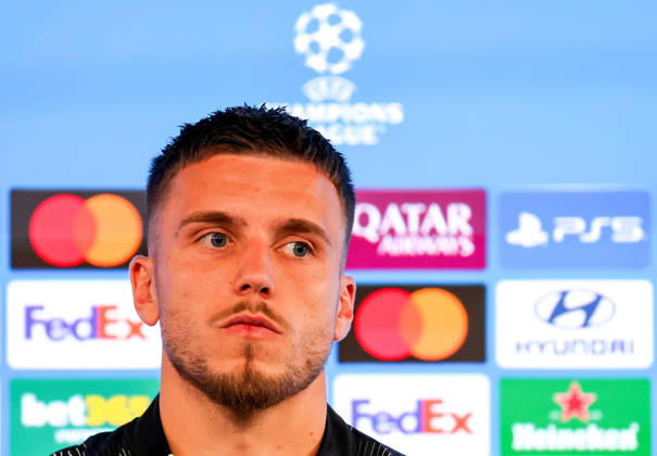 19.10.2026, Stuttgart, Fußball UEFA Champions League, Saison 2026-2027, VfB Stuttgart Pressekonferenz, Ermedin Demirovic