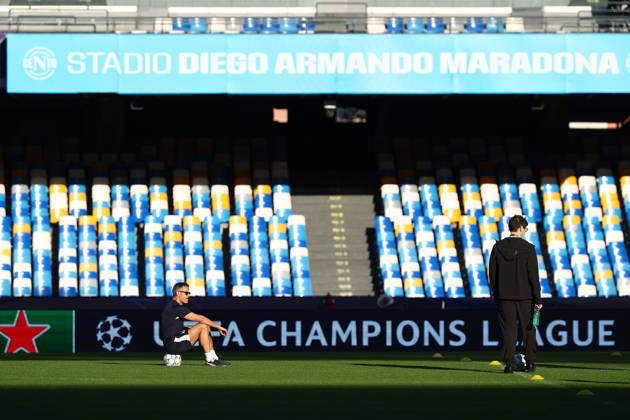 Bodo Glimt s head coach Kjetil Knutsen During the Napoli-Bodo Glimt Champions League , Bodø Glimt training sessionat the Diego Armando Maradona Stadium on October 19, 2026.  Copyright: xAlessandroxGarofalo LaPressex