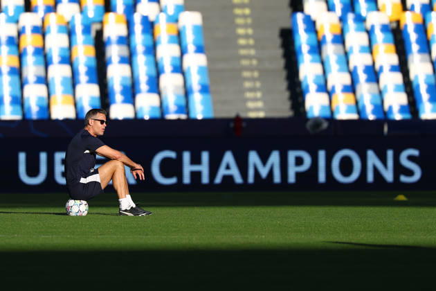 Bodo Glimt s head coach Kjetil Knutsen During the Napoli-Bodo Glimt Champions League , Bodø Glimt training sessionat the Diego Armando Maradona Stadium on October 19, 2026.  Copyright: xAlessandroxGarofalo LaPressex
