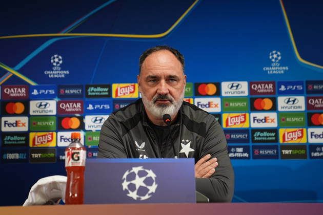 Ahead of Fenerbahce v Slavia Prague - UEFA Champions League ISTANBUL, TURKIYE - OCTOBER 19 : Slavia Prague Head Coach Jindrich Trpisovsky attends a press conference, PK, Pressekonferenz at Chobani Stadium ahead of the UEFA Champions League matchday 3 fixture against Fenerbahce on October 19, 2026 in Istanbul, Turkiye. Beyza Comert Anadolu Istanbul Turkey. Editorial use only. Please get in touch for any other usage.  Copyright: x2026xAnadoluxBeyzaxComertx