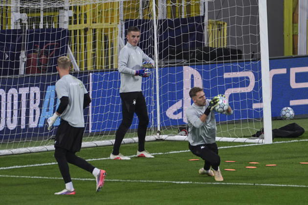 Ahead of Fenerbahce v Slavia Prague - UEFA Champions League ISTANBUL, TURKIYE - OCTOBER 19: Players of Slavia Prague attends the training session ahead of their UEFA Champions League match between Fenerbahce and Slavia Prague at Chobani Stadium in Istanbul, Turkiye, on October 19, 2026. Beyza Comert Anadolu Istanbul Turkey. Editorial use only. Please get in touch for any other usage.  Copyright: x2026xAnadoluxBeyzaxComertx