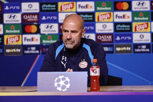 PORTO , 19-10-2026 , Estadio do Dragao , season 2026 2027 , UEFA Champions League football , press conference, PK, Pressekonferenz PSV , Picture shows during the press conference during the press conference Press conference and training PSV  x208819928x Copyright: