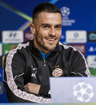 PORTO - Filip KostiÄ‡ of PSV Eindhoven during a press conference, PK, Pressekonferenz the day before the Champions League match between Porto and PSV Eindhoven at the Estadio Do Dragao, on October 19, 2026 in Porto, Portugal. MORITZ MUELLER ANP xVIxANPxSportx xxANPxIVx 572984353 originalFilename: 572984353.jpg