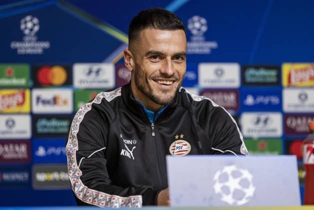 PORTO - Filip KostiÄ‡ of PSV Eindhoven during a press conference, PK, Pressekonferenz the day before the Champions League match between Porto and PSV Eindhoven at the Estadio Do Dragao, on October 19, 2026 in Porto, Portugal. MORITZ MUELLER ANP xVIxANPxSportx xxANPxIVx 572984426 originalFilename: 572984426.jpg