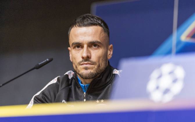 PORTO - Filip KostiÄ‡ of PSV Eindhoven during a press conference, PK, Pressekonferenz the day before the Champions League match between Porto and PSV Eindhoven at the Estadio Do Dragao, on October 19, 2026 in Porto, Portugal. MORITZ MUELLER ANP xVIxANPxSportx xxANPxIVx 572984518 originalFilename: 572984518.jpg