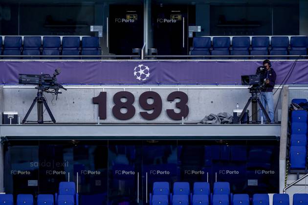 PORTO , 19-10-2026 , Estadio do Dragao , season 2026 2027 , UEFA Champions League football , press conference, PK, Pressekonferenz PSV , Picture shows 1893 FC Porto Press conference and training PSV  x208823104x Copyright: