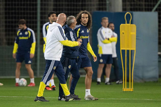 Ahead of Fenerbahce v Slavia Prague - UEFA Champions League ISTANBUL, TURKIYE - OCTOBER 19:Matteo Guendouzi of Fenerbahce takes part during the training session ahead of their UEFA Champions League match between Fenerbahce and Slavia Prague at Chobani Stadium in Istanbul, Turkiye, on October 19, 2026. Celal Gunes Anadolu Istanbul Turkey. Editorial use only. Please get in touch for any other usage.  Copyright: x2026xAnadoluxCelalxGunesx